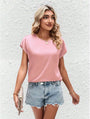 Stilvolles Damen Fledermausarm-Shirt mit Rundhals – Milena