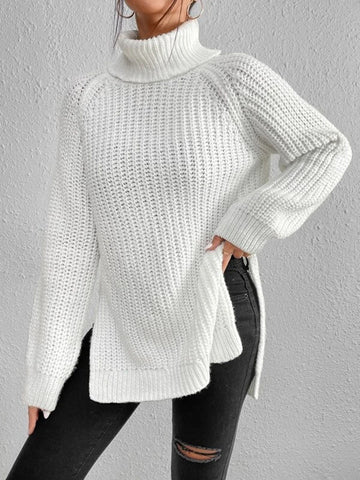 Turtleneck Sweater for Women - Velmora