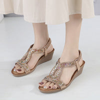 Luxury Women's Wedge Heel Sandals – Celeste
