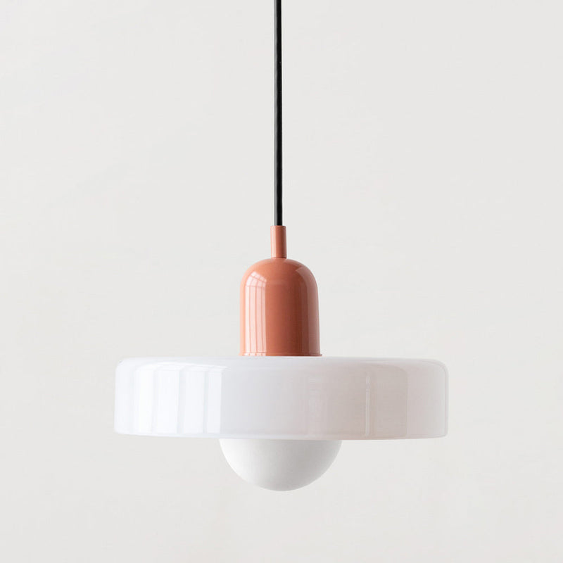 Lámpara colgante colorida estilo Bauhaus - StiloGlas