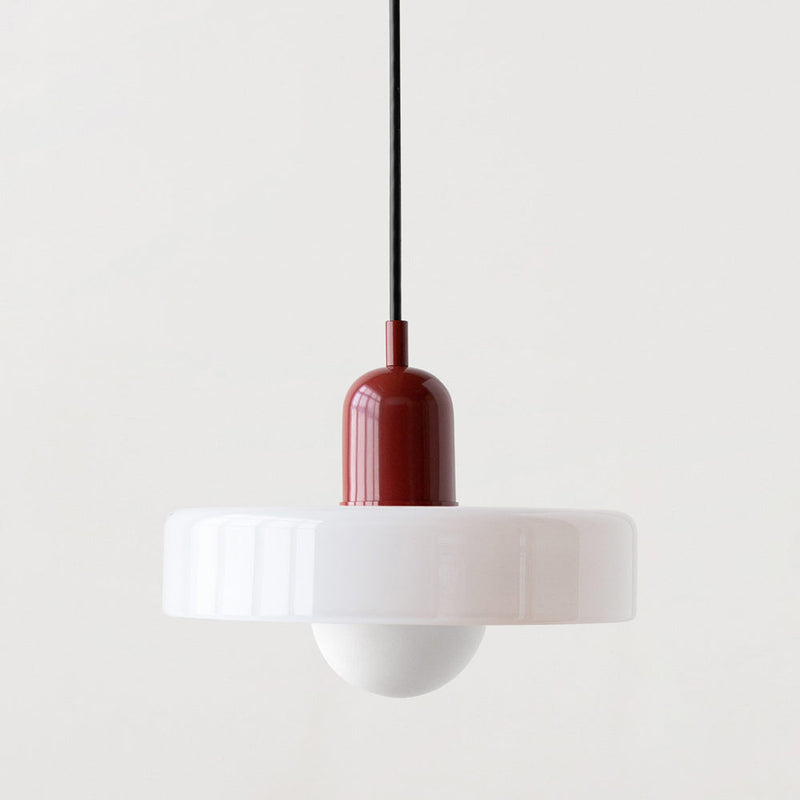 Lámpara colgante colorida estilo Bauhaus - StiloGlas