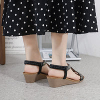Luxury Women's Wedge Heel Sandals – Celeste