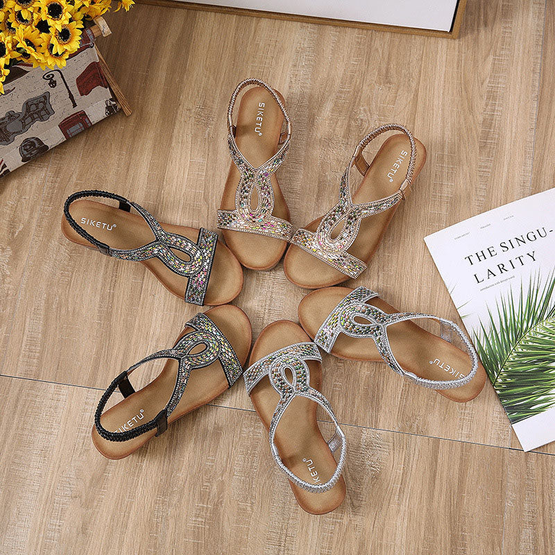 Luxury Women's Wedge Heel Sandals – Celeste