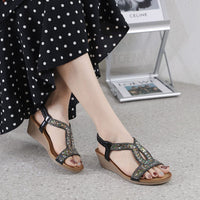 Luxury Women's Wedge Heel Sandals – Celeste