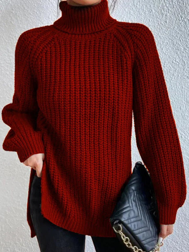 Trendy dame rullekravepullover – Esmée