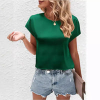 Stilvolles Damen Fledermausarm-Shirt mit Rundhals – Milena