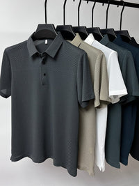 Atmungsaktives Herren Poloshirt mit Mesh-Details & Slim Fit – Milan