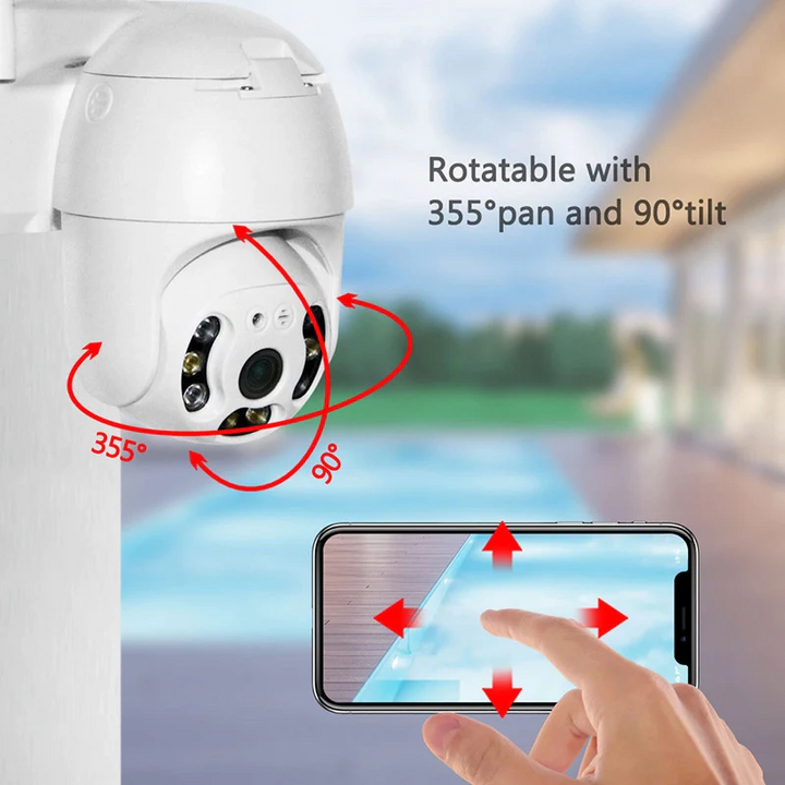 Sett med 4 smarte WiFi-sikkerhetskameraer – SmartCam Sett 4X