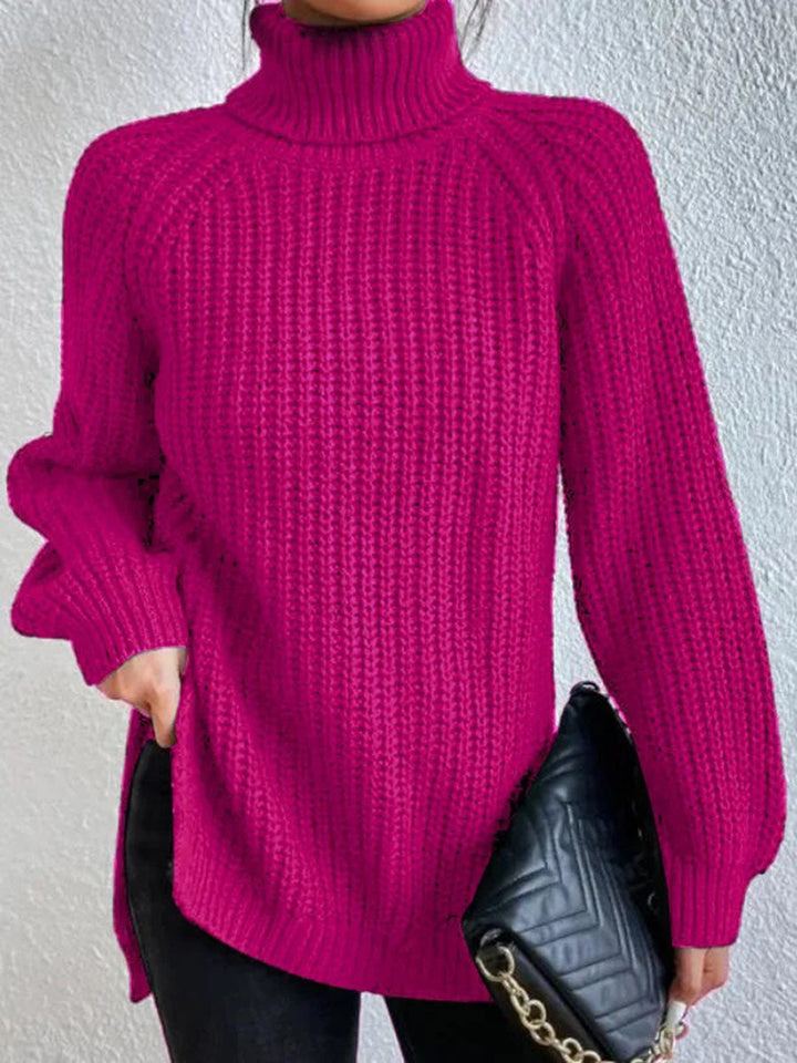 Trendy dame rullekravepullover – Esmée