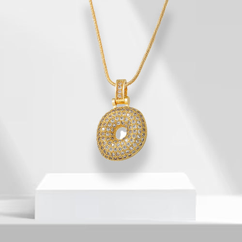 Bubble Letter Chain with Pendant - LuxeLette