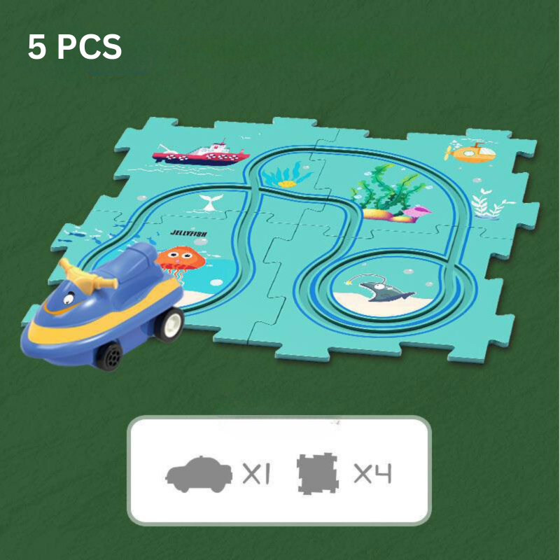 Problem-Solving Children's Puzzle - RacePuzzle