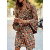Airy summer midi dress with tailored fit – Elina