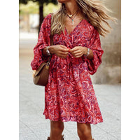 Airy summer midi dress with tailored fit – Elina