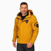 Chaqueta ligera para hombre para exteriores, cortaviento e impermeable con capucha – Torben