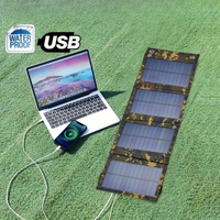 Sammenklappelig solcelle-powerbank - SolarMate