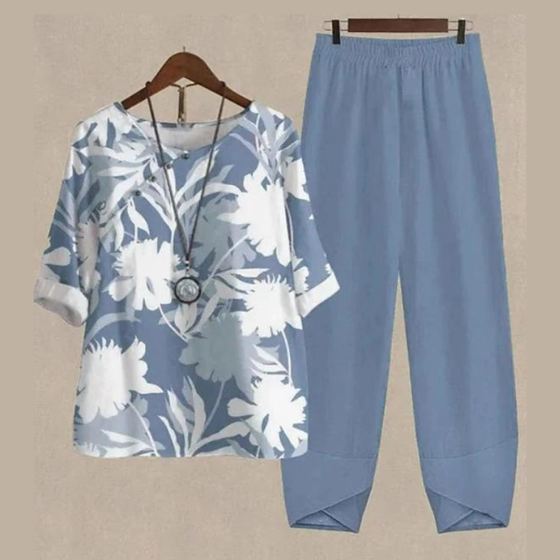 Elegant 2-Piece Spring and Summer Set - LenaDuo