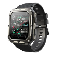 Robust smartwatch med pulsmåler og skridttæller - EnduranceX