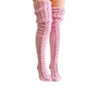 Women's Over-the-Knee Knit Socks – Aurora