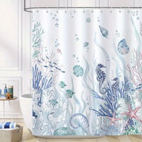 Ozeanmotiv Duschvorhang Polyester - OceanMuse
