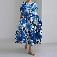 Boho Flower Maxi Dress - FloraChic