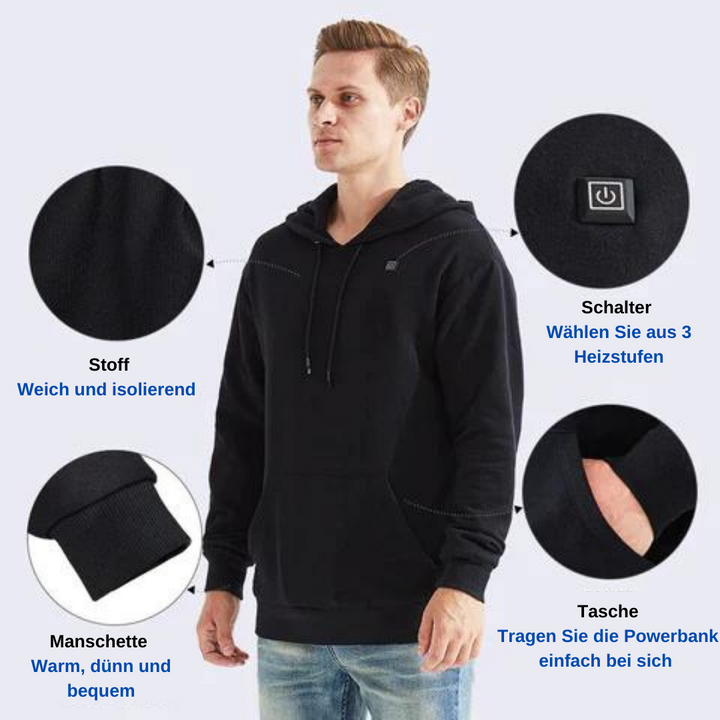 Heated Unisex Hoodie - ThermaHoodie