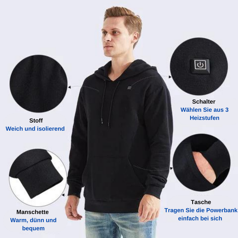 Heated Unisex Hoodie - ThermaHoodie