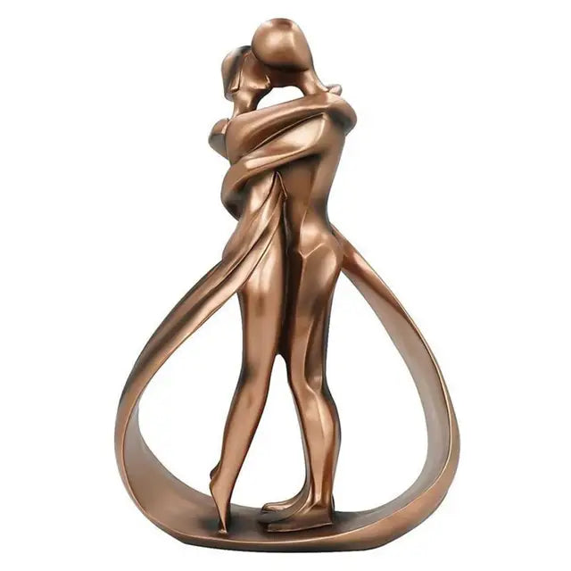 Dekorativ skulptur af omfavnende figurer - Seraphina