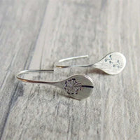 Silver Dandelion Earrings – Amira