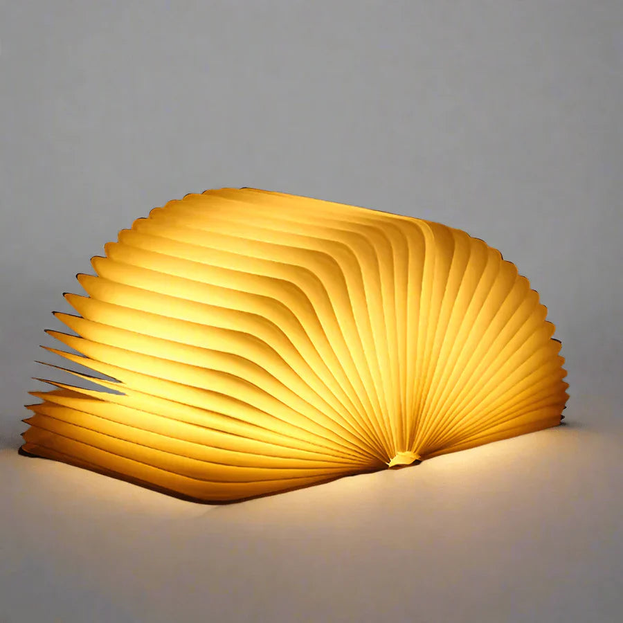 Sammenklappelig boglampe med varmt LED-lys - StoryGlow