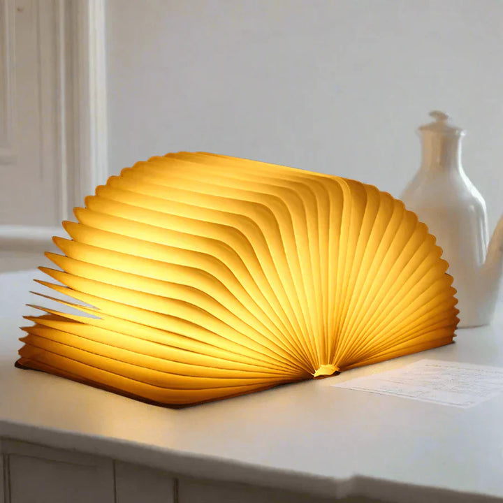 Sammenklappelig boglampe med varmt LED-lys - StoryGlow
