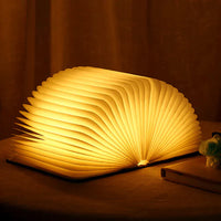 Sammenklappelig boglampe med varmt LED-lys - StoryGlow
