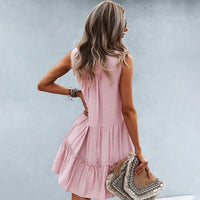 Happy summer dress with loose fit – Elin