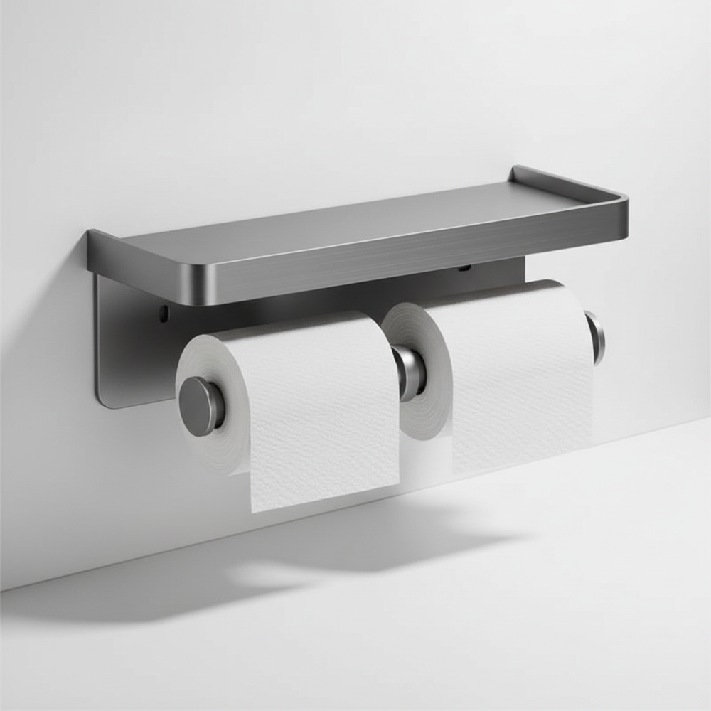 Platzsparender Toilettenpapierhalter - ToiletHaven