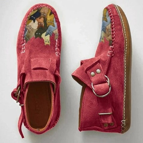 Warm winter ankle boots for women - Arlette
