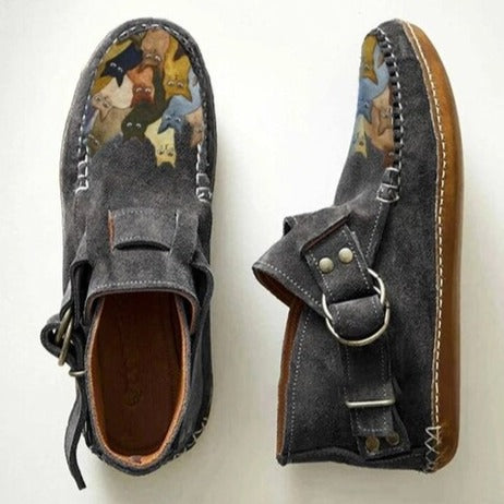 Warm winter ankle boots for women - Arlette
