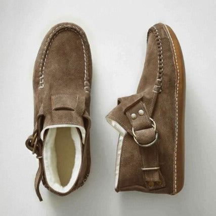 Warm winter ankle boots for women - Arlette