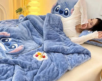 Luxus Cartoon Decken- und Kissen-Set – Nomi