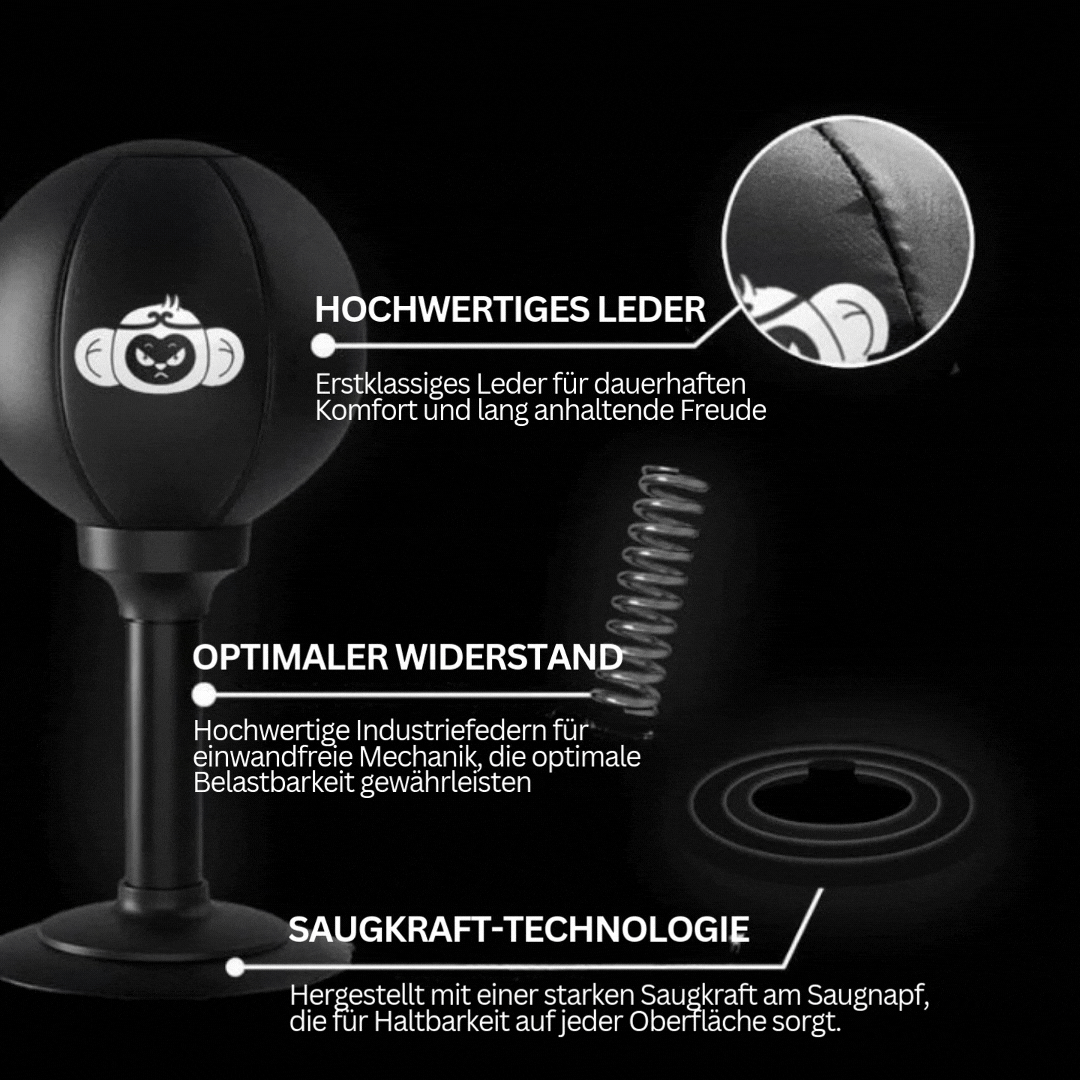 Boxing ball with strong suction cup base – PowerStrike