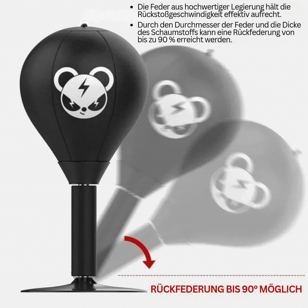 Boxing ball with strong suction cup base – PowerStrike