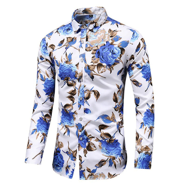 Trendy blomstermønster skjorte - Finn