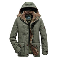 Varm herre vinterjakke med fleece - Everest