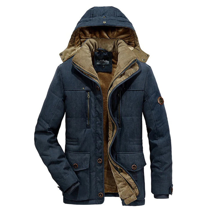 Varm herre vinterjakke med fleece - Everest
