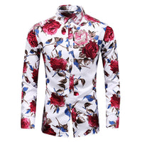 Trendy blomstermønster skjorte - Finn