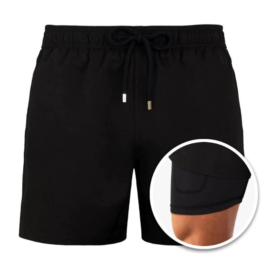 Trendy men's swim shorts with print – Julien