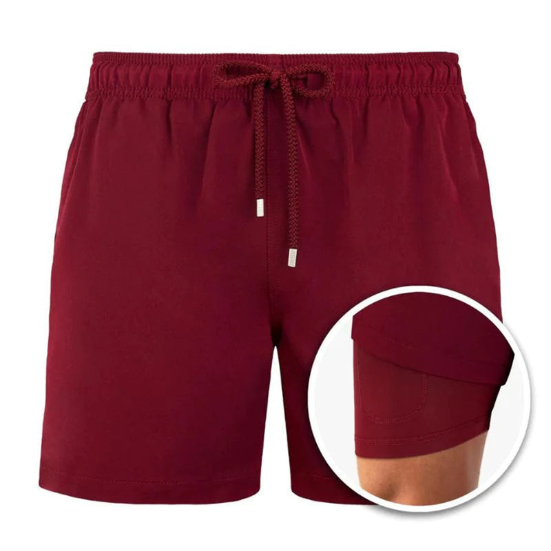 Trendy men's swim shorts with print – Julien