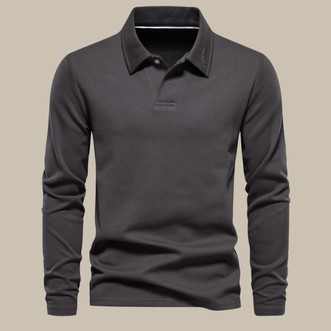 Classic men's long-sleeve polo - Ruben