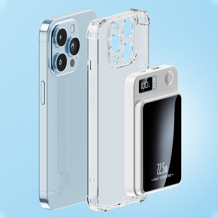 Portable 20000mAh Power Bank with 22.5W Fast Charging and Wireless Charging 6