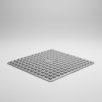 Quadratische PVC Duschmatte - GripSquare