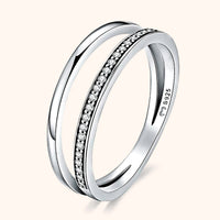 Double Zirconia Ring - Sienna