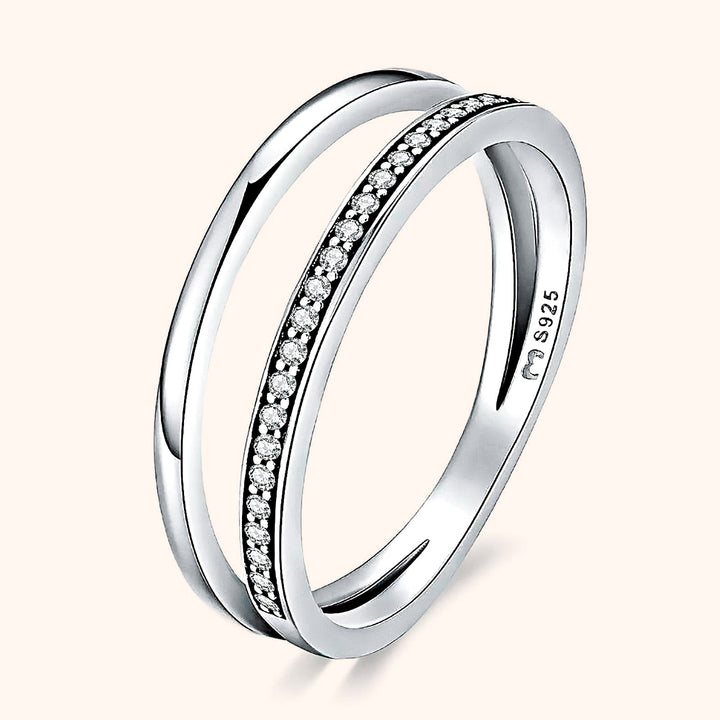 Double Zirconia Ring - Sienna